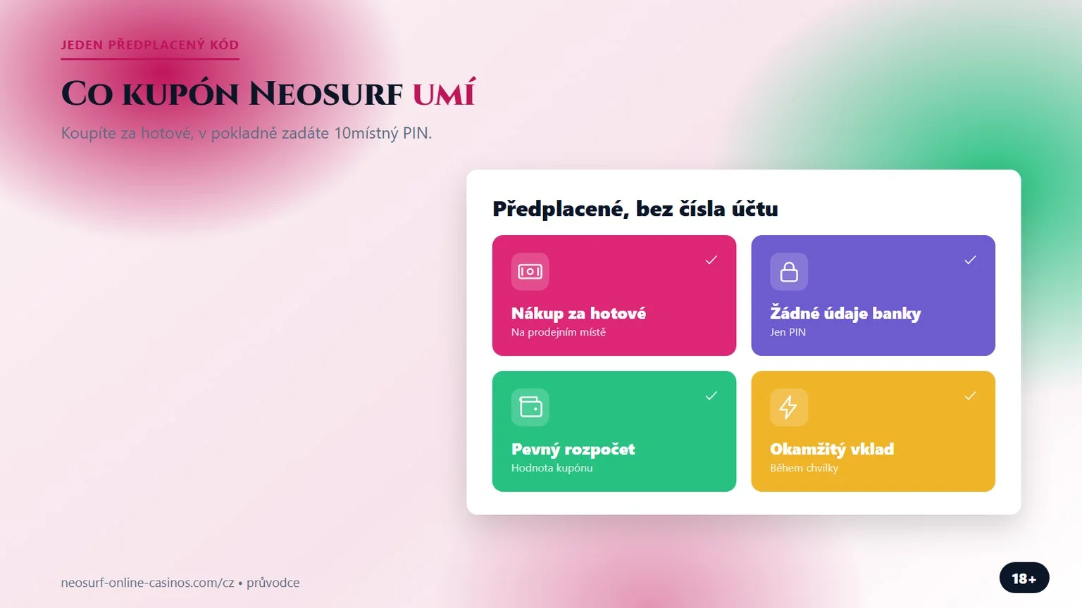 neosurf casino: co předplacený kupón umí v kasinu