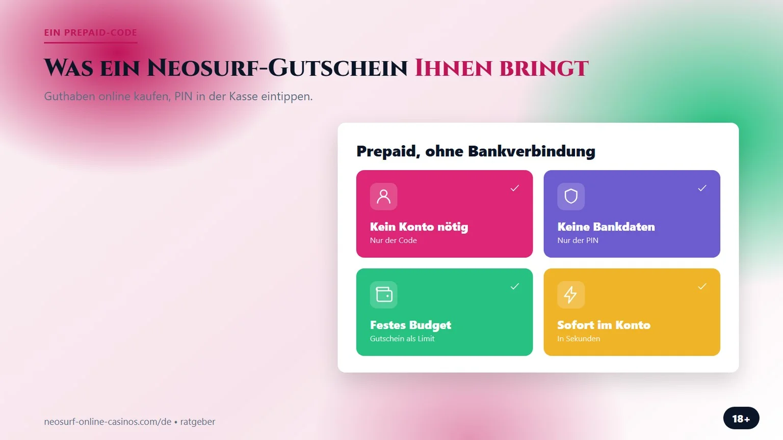 Neosurf Casino Deutschland: was der Prepaid-Code bringt