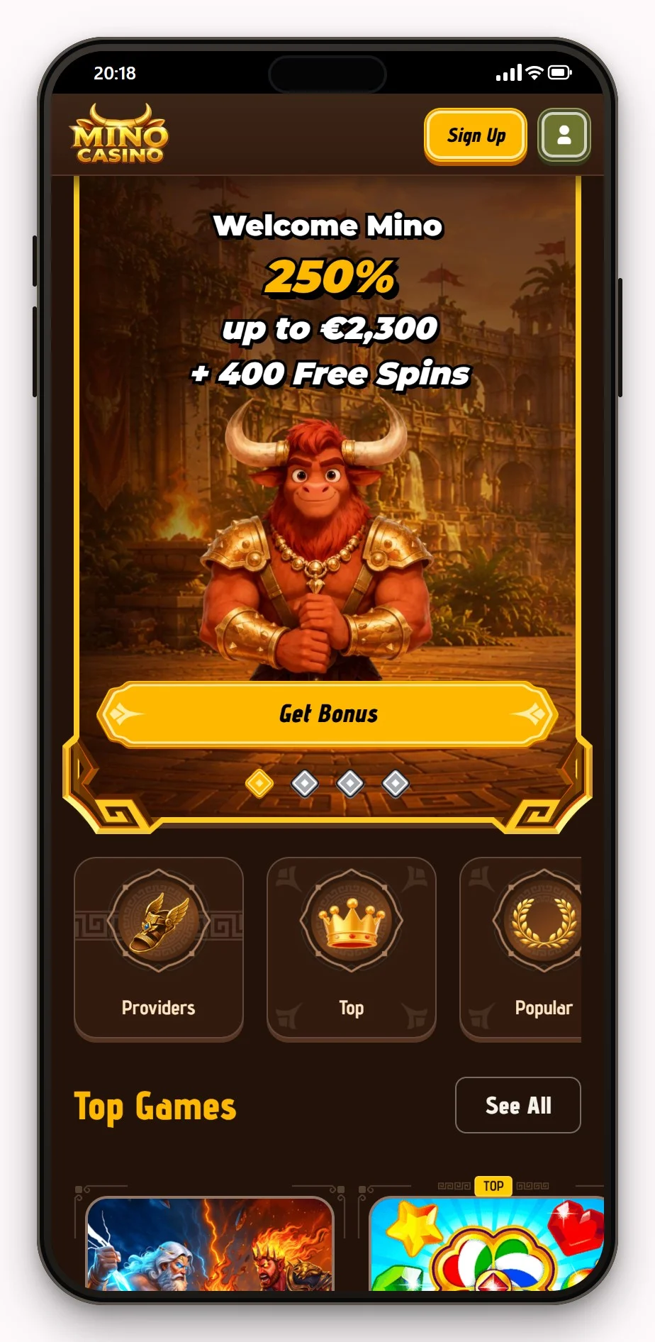 casino utan svensk licens neosurf: Mino Casino mobilversion, lobbyn